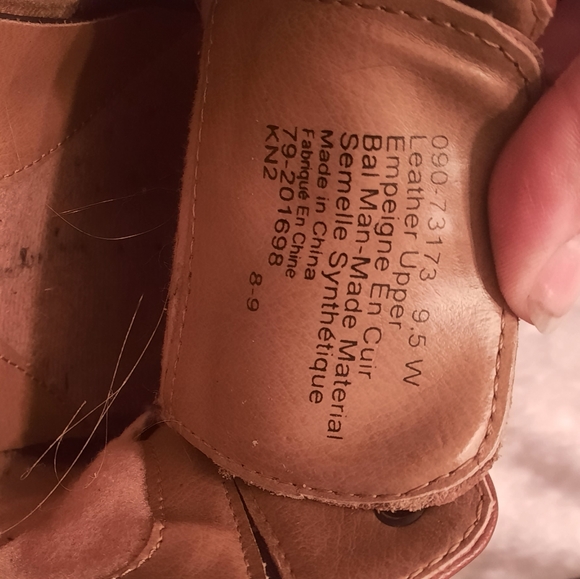 Brown Leather Dockers - Picture 2 of 4